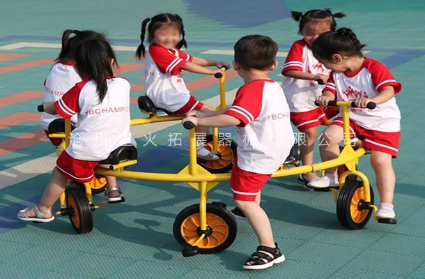 六座转转车-儿童户外玩具自行车-旋转自行车